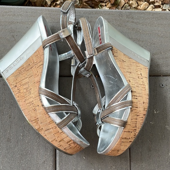 Prada wedges size 7.5 - Picture 2 of 12